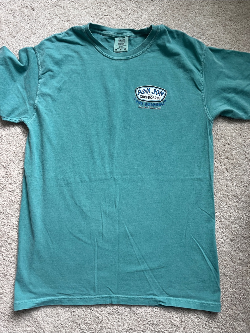 Ron Jon Teal Short Sleeve Surf Logo Tee - Picture 2 of 4